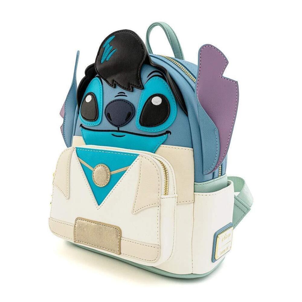 2783 Disney Elvis Stitch Cosplay Double Strap Shoulder Bag Purse - Picture 4 of 7
